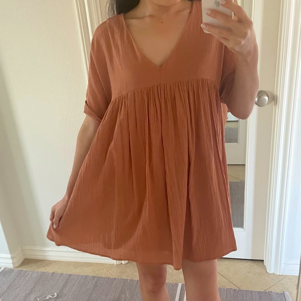 Vici Listicle Babydoll Dress (small)